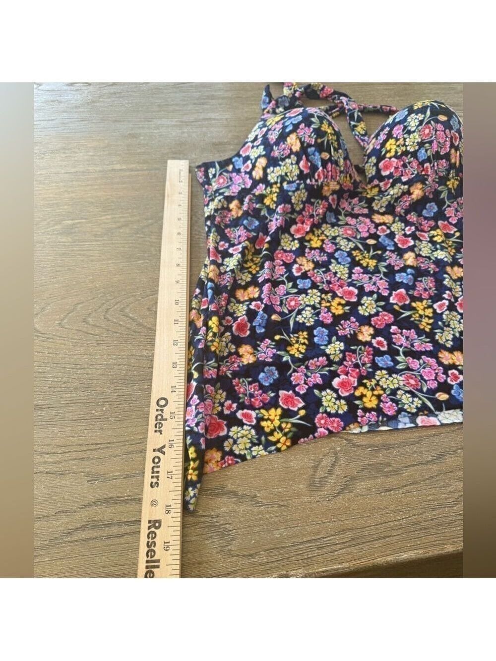 Swimsuit top! Floral pattern. - Picture 5 of 7
